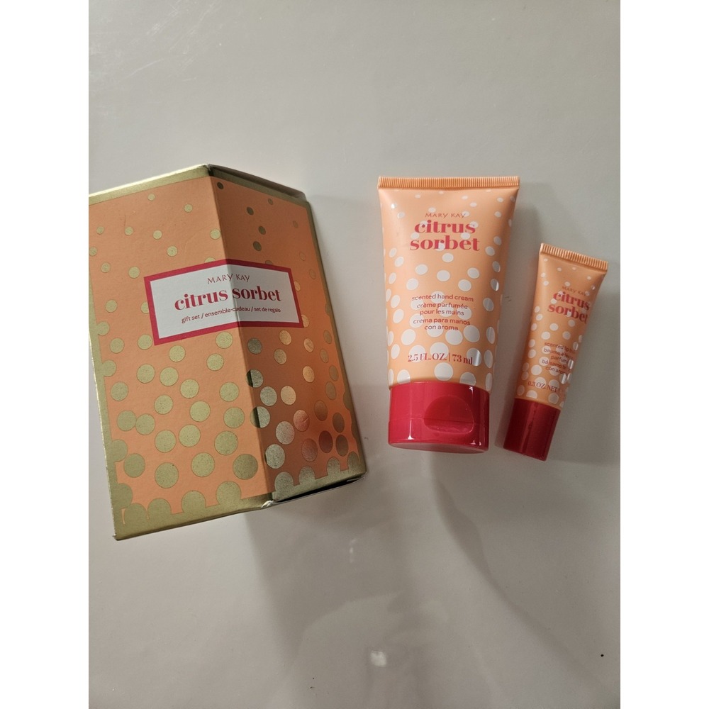 Mary Kay Citrus Sorbet Hand Cream And Lip Balm New